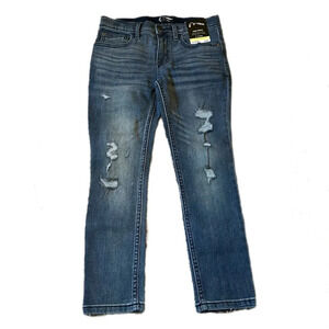 Art Class Boys Husky Distressed Super Skinny Medium Wash Jeans NEW!!!